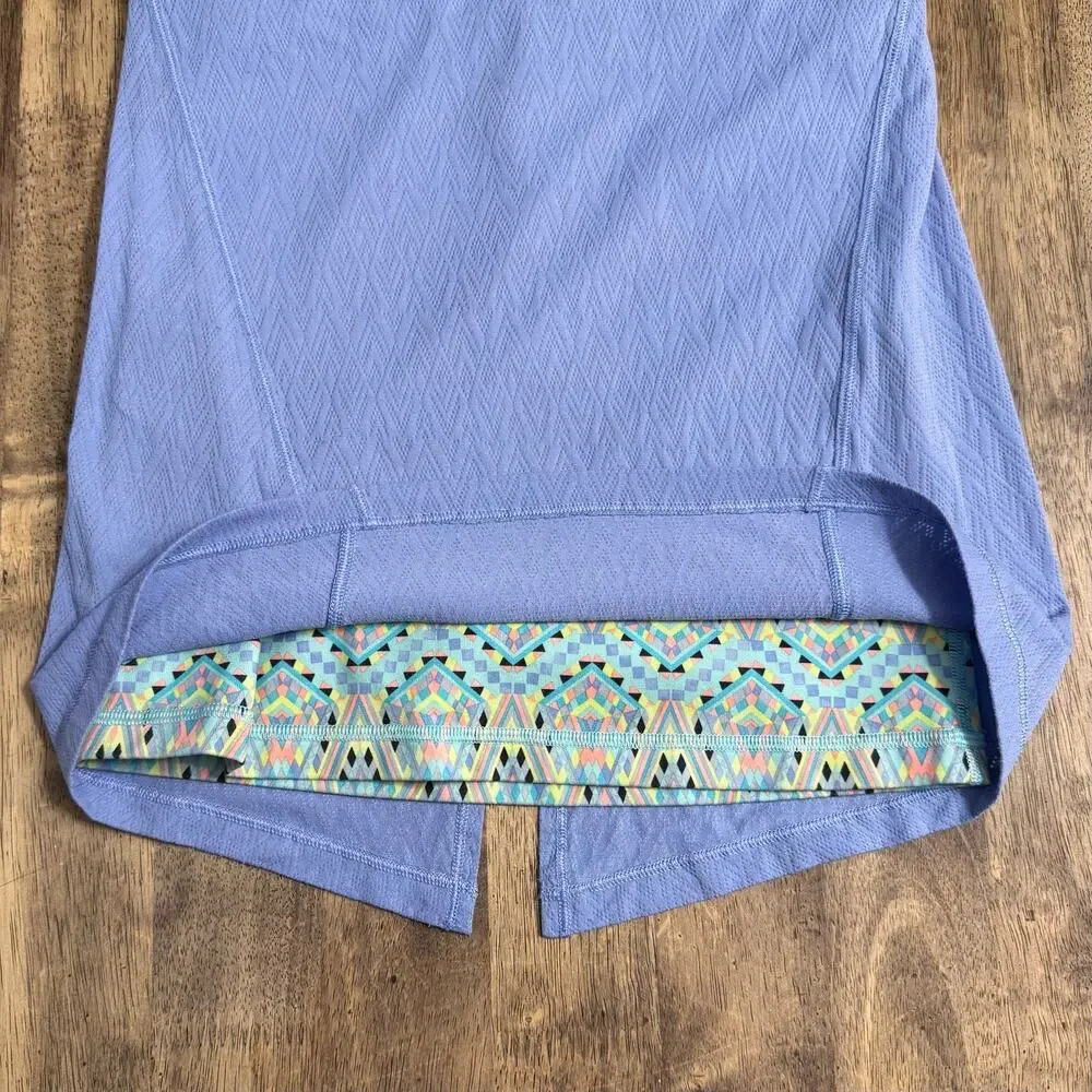 Ivivva lululemon Tank Top Twist N Tie Racerback Active Purple Kids Girls Size 10